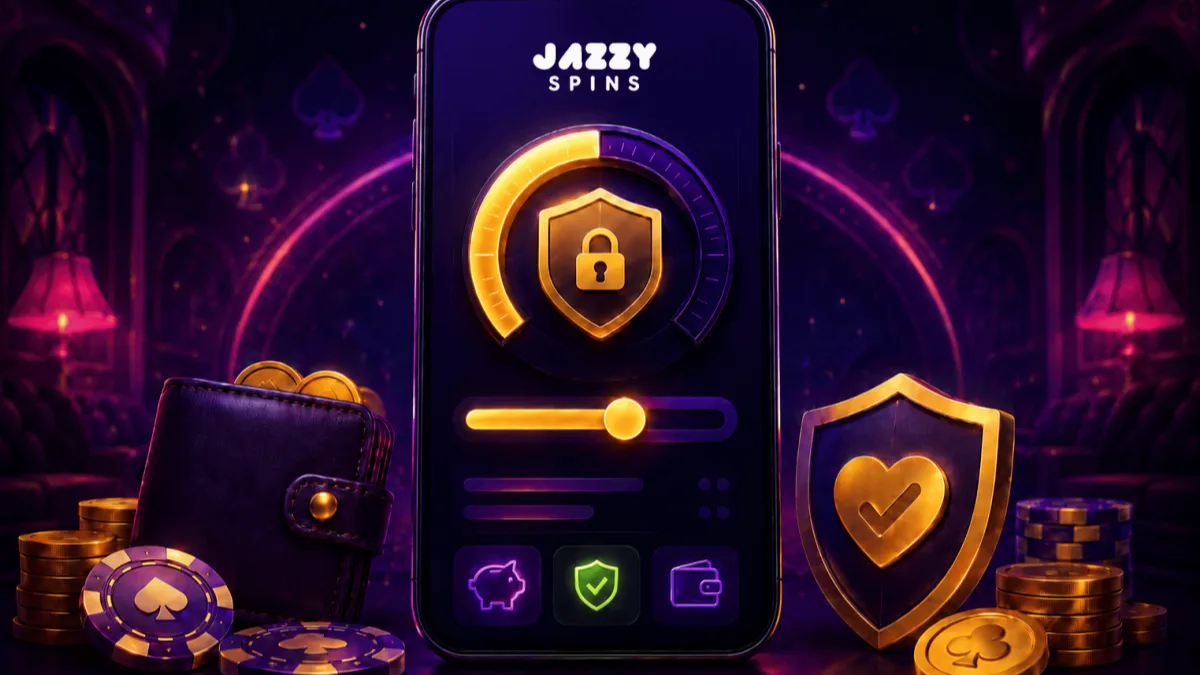 A phone showing account settings, illustrating deposit limit controls